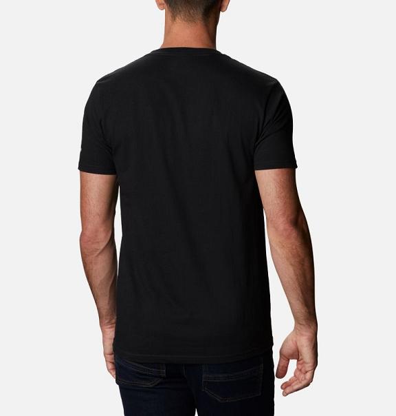 Columbia PFG T-Shirt Black For Men's NZ13904 New Zealand